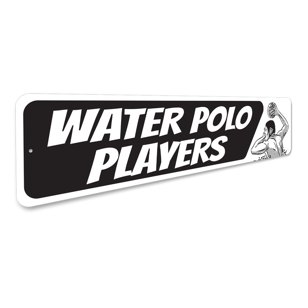 Water Polo Players Sign