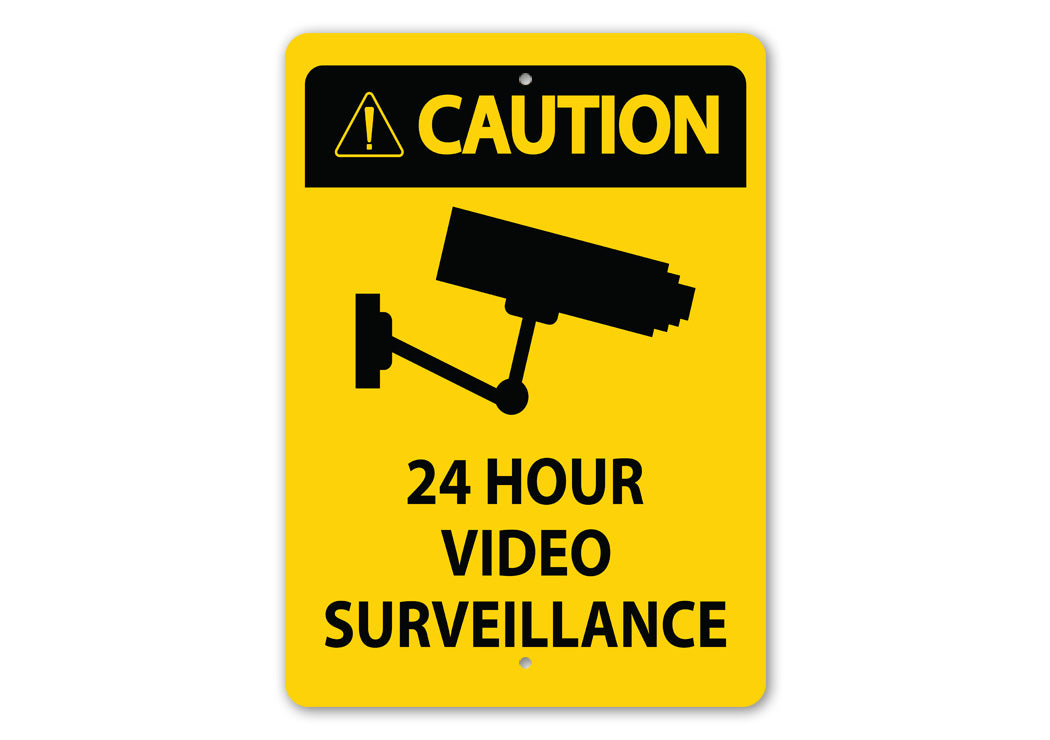 24 hr Camera Warning Sign