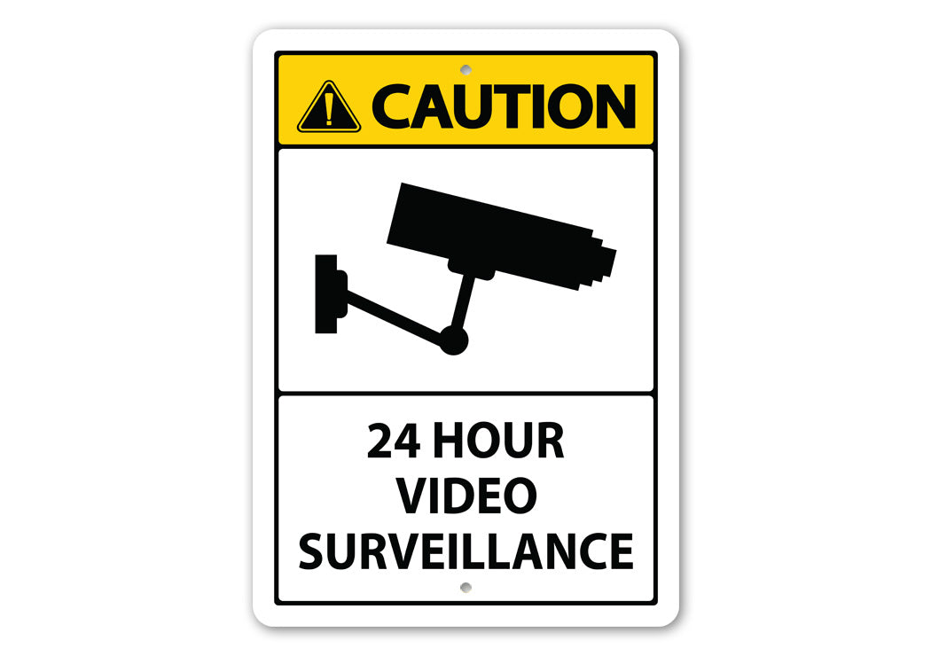 Camera 24 Hr Sign – Lizton Sign Shop