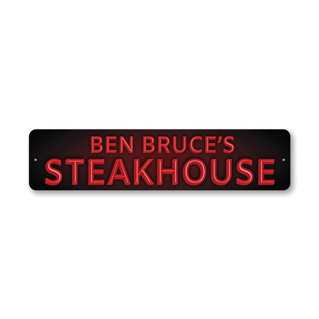 Custom Steakhouse Sign