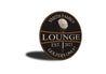 Golfers Lounge Only Sign