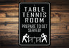 Funny Tennis Humor Sign