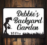 Personalized Backyard Garden Sign