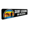Surf Lesson Ask For Help Sign