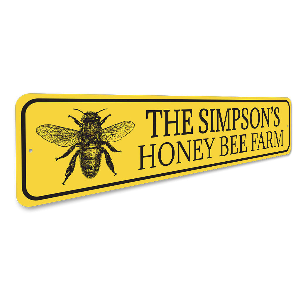 Honey Bee Farm Sign – Lizton Sign Shop