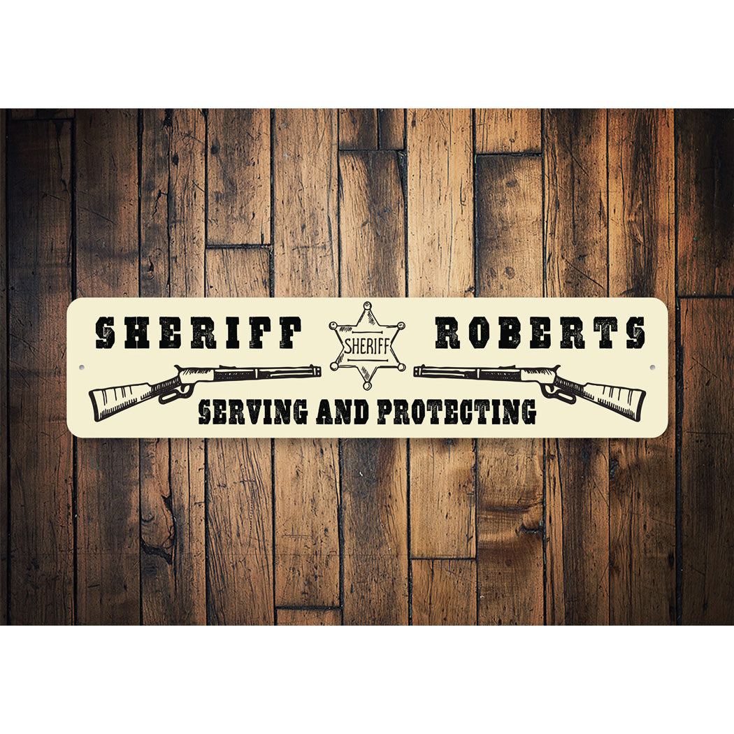 Small Town Sheriff Office Sign
