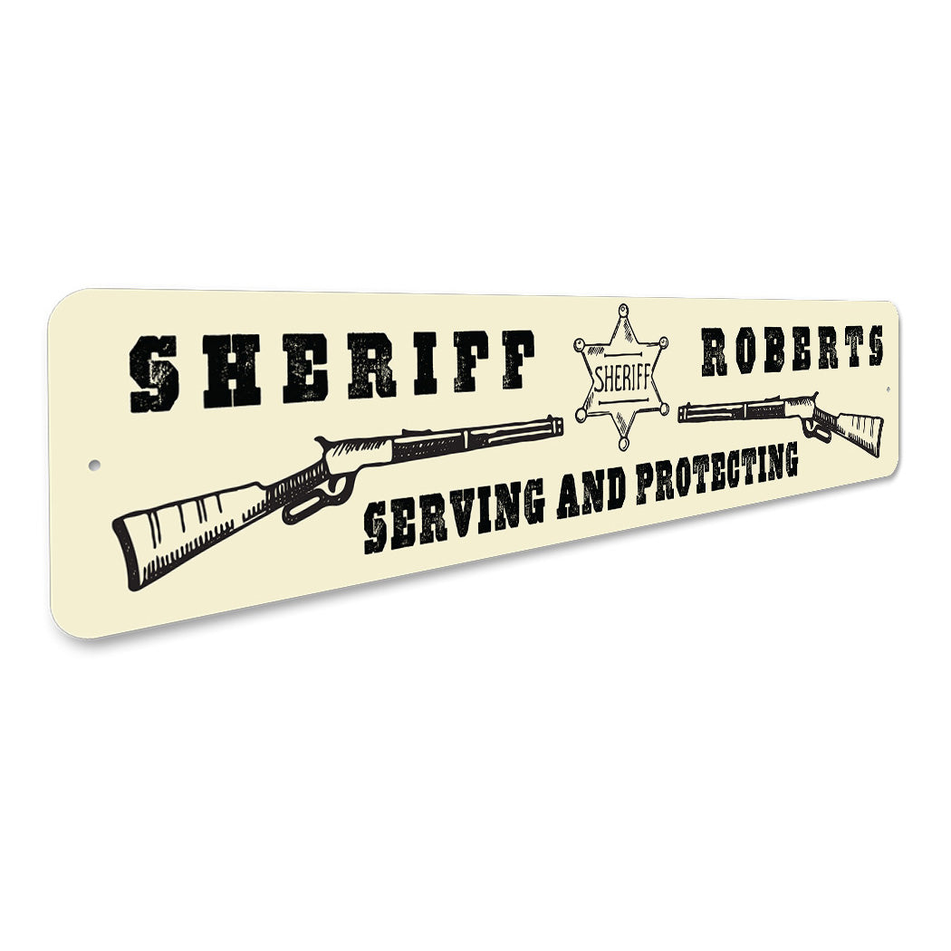 Small Town Sheriff Office Sign