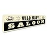 Vintage Wild West Saloon Sign