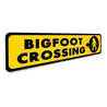 Bigfoot Crossing Direction Sign