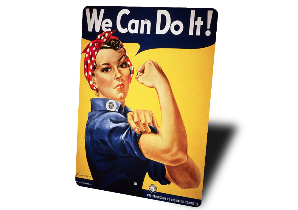 Rosie Retro Poster We Can Do It Sign