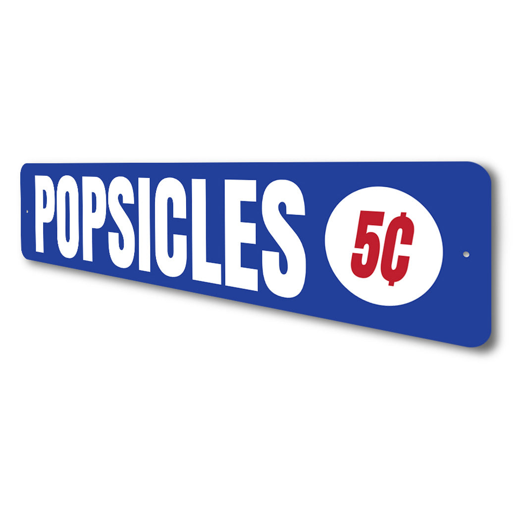 Popsicles For Sale Sign