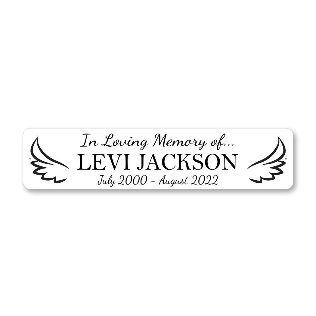 Loving Sign Memorial Sign – Lizton Sign Shop