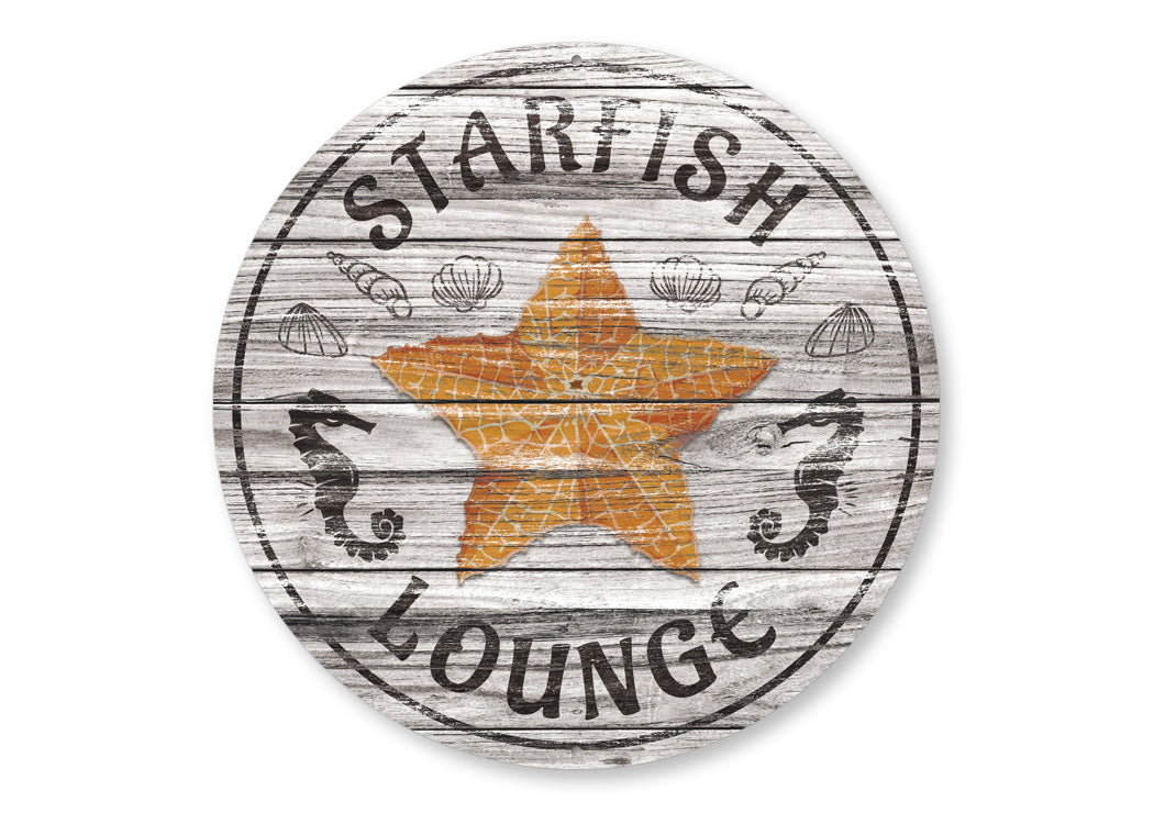 Starfish Lounge Sign Sign