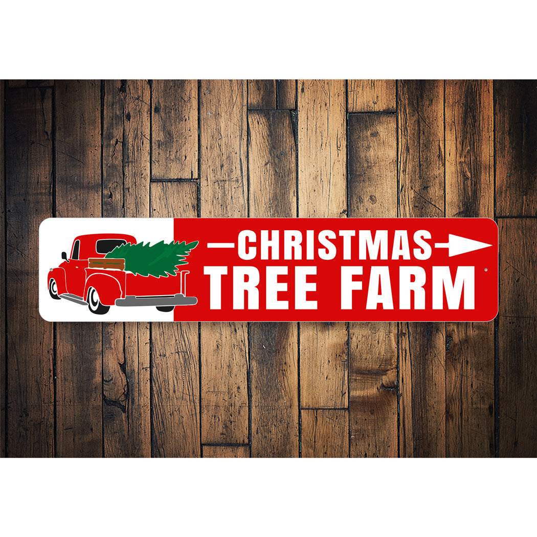 Christmas Tree Farm Direction Sign