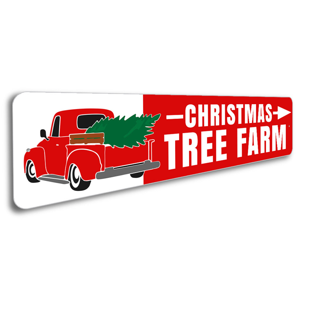 Christmas Tree Farm Direction Sign