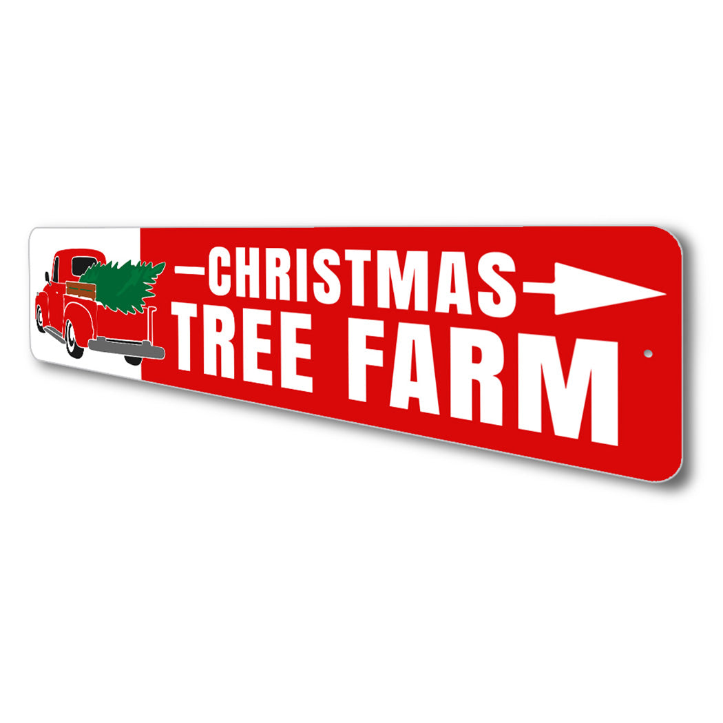 Christmas Tree Farm Direction Sign