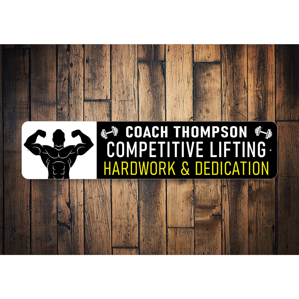 Motavation Sign Aluminum Fitness Signs Lifting Coach Motivation Sign Novelty Metal ...