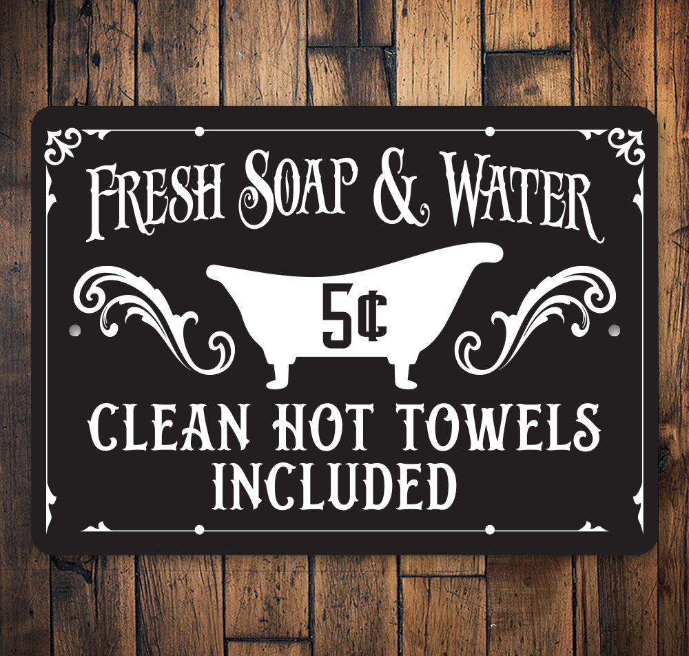 Vintage Bathroom Shoppe Sign