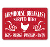 Farmhouse Breakfast Meal Sign