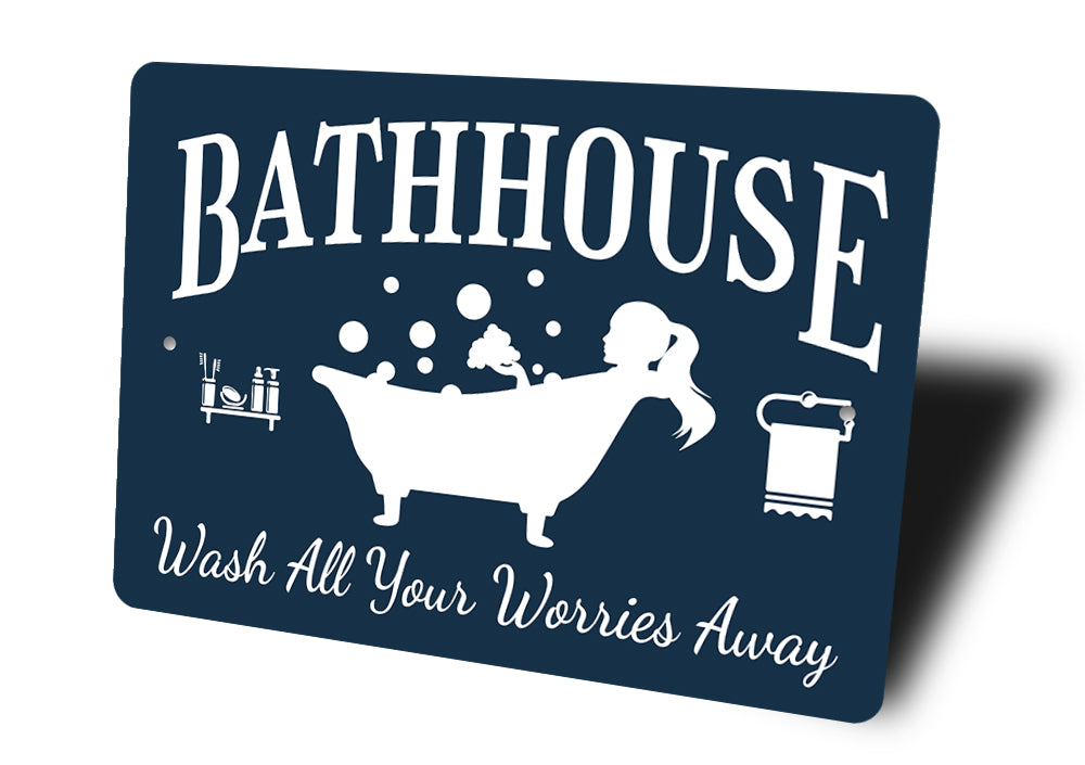 Custom Bathhouse Sign