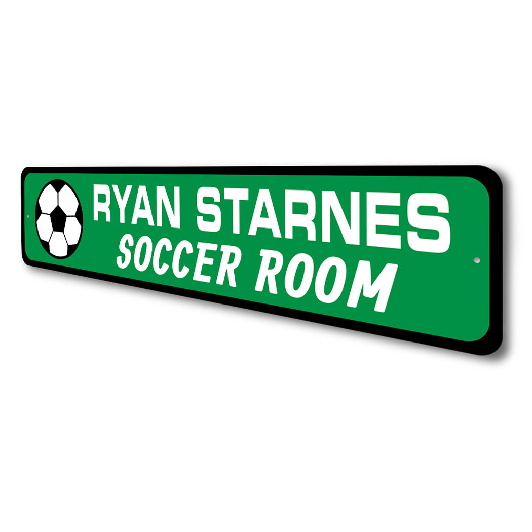 Personalized Soccer Room Sign