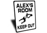 Personalized Soccer Goalie Room Sign
