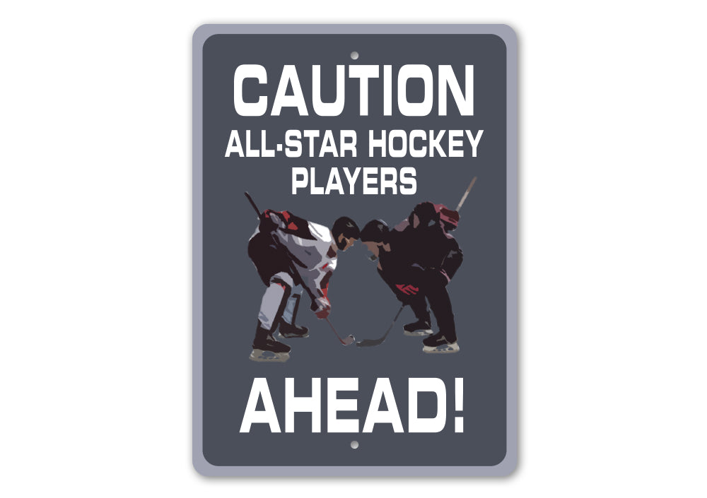 Hockey All Star Room Sign