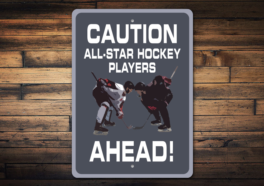 Hockey All Star Room Sign