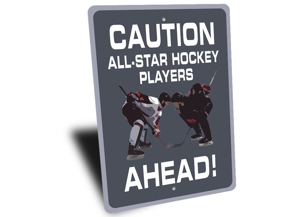 Hockey All Star Room Sign