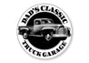 Dads Classic Truck Garage Sign