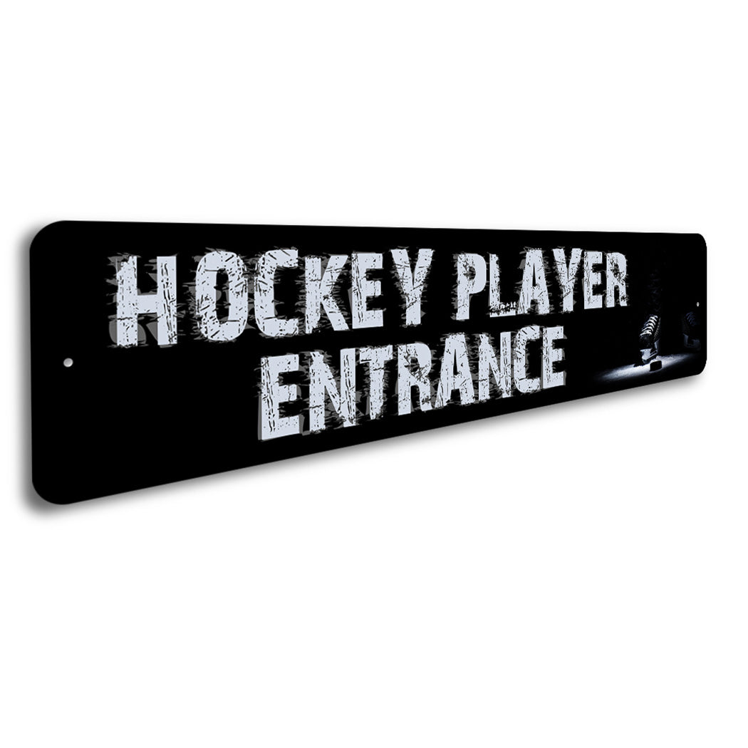 Hockey Player Entrance Sign – Lizton Sign Shop