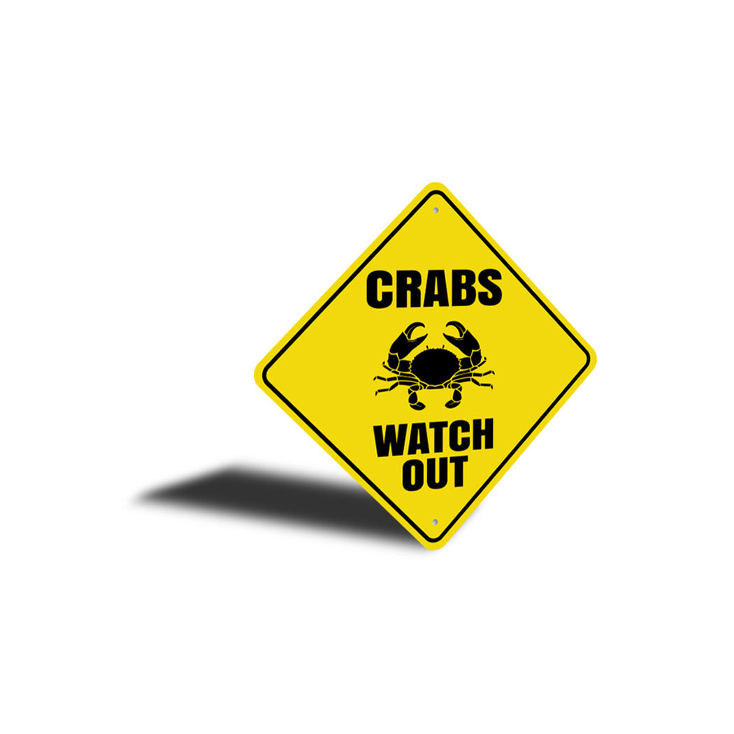 Crabs Watch Out Sign – Lizton Sign Shop