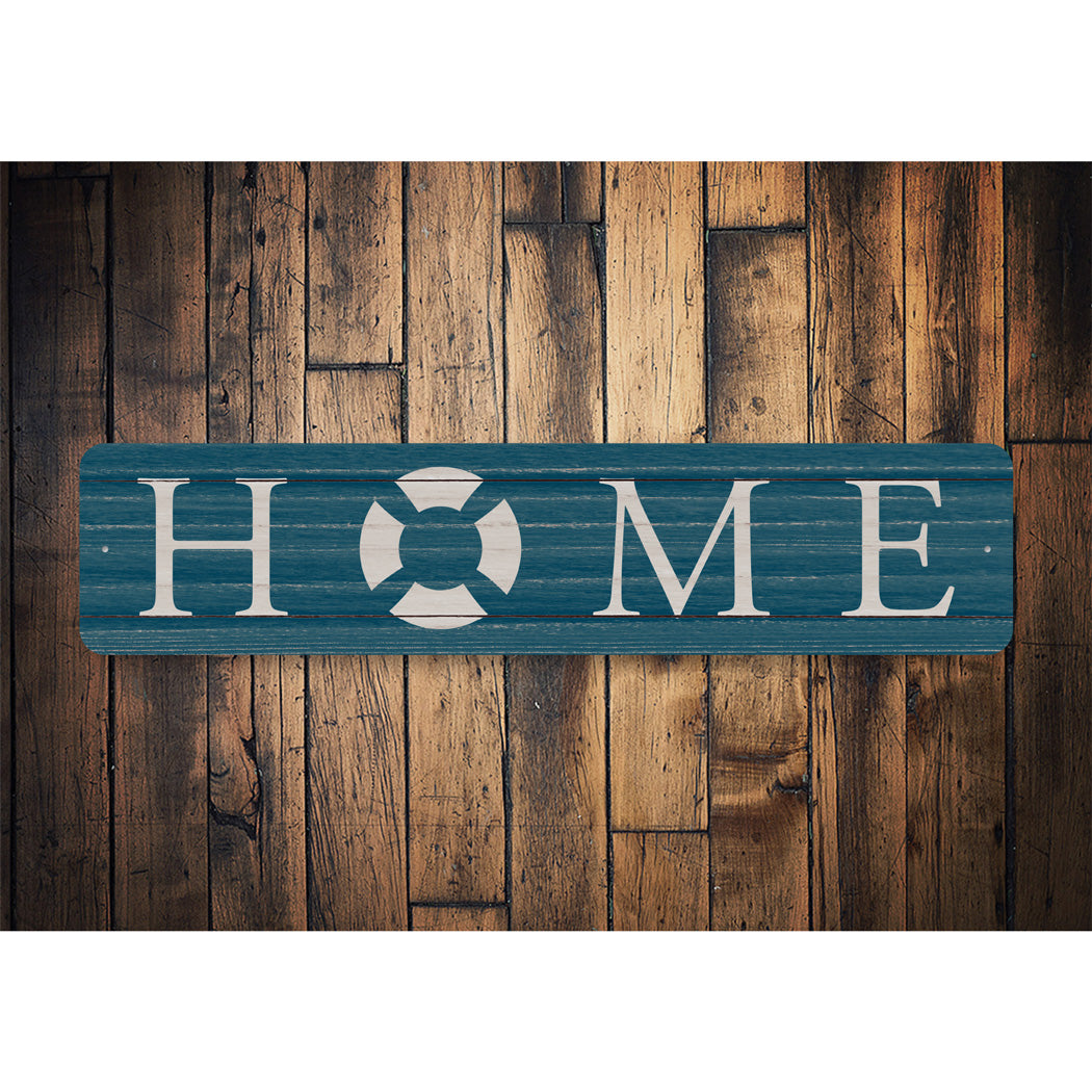 Home Life Preserver Sign