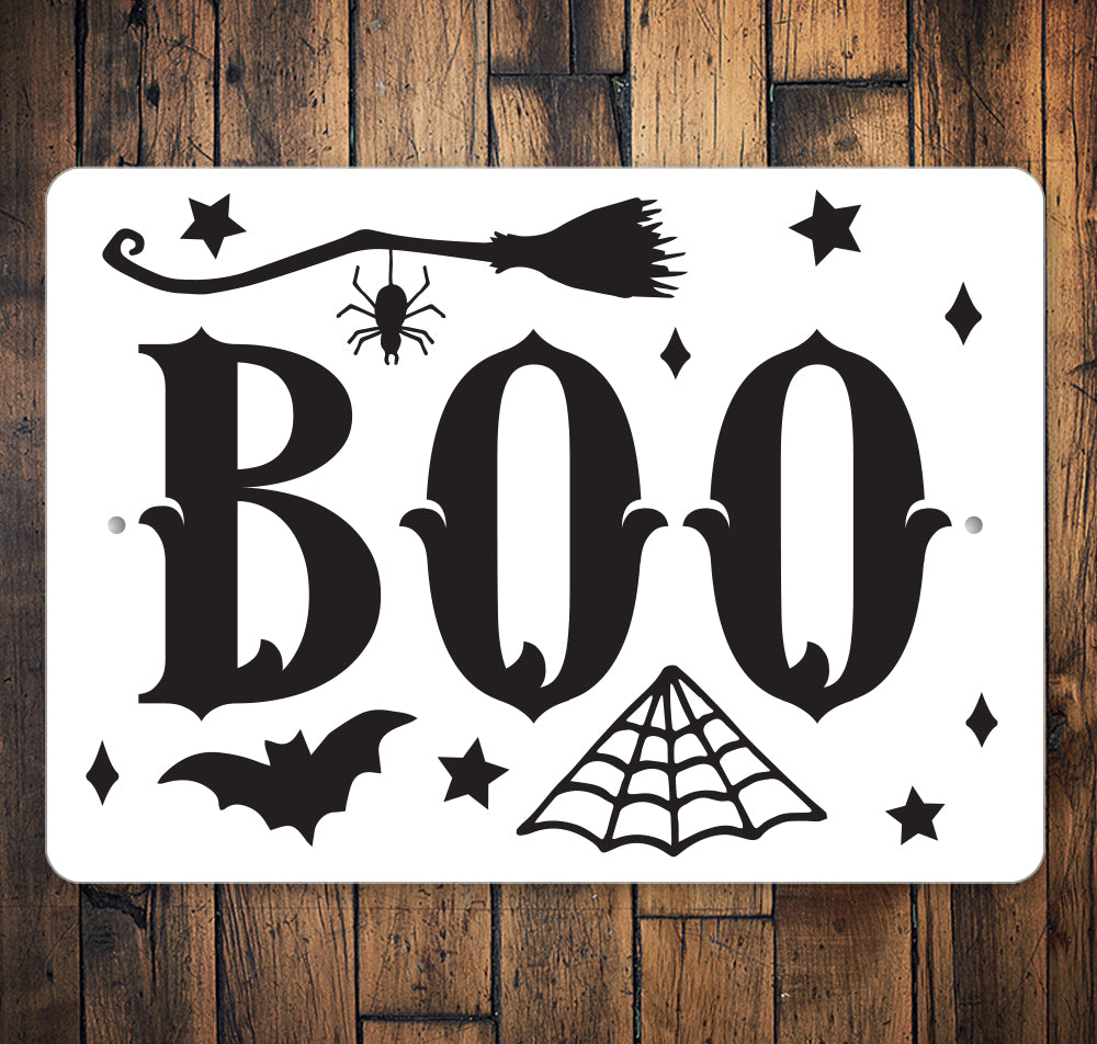 Boo Halloween Sign