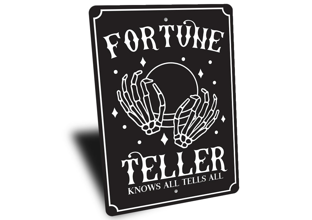 Fortune Teller Knows All Sign