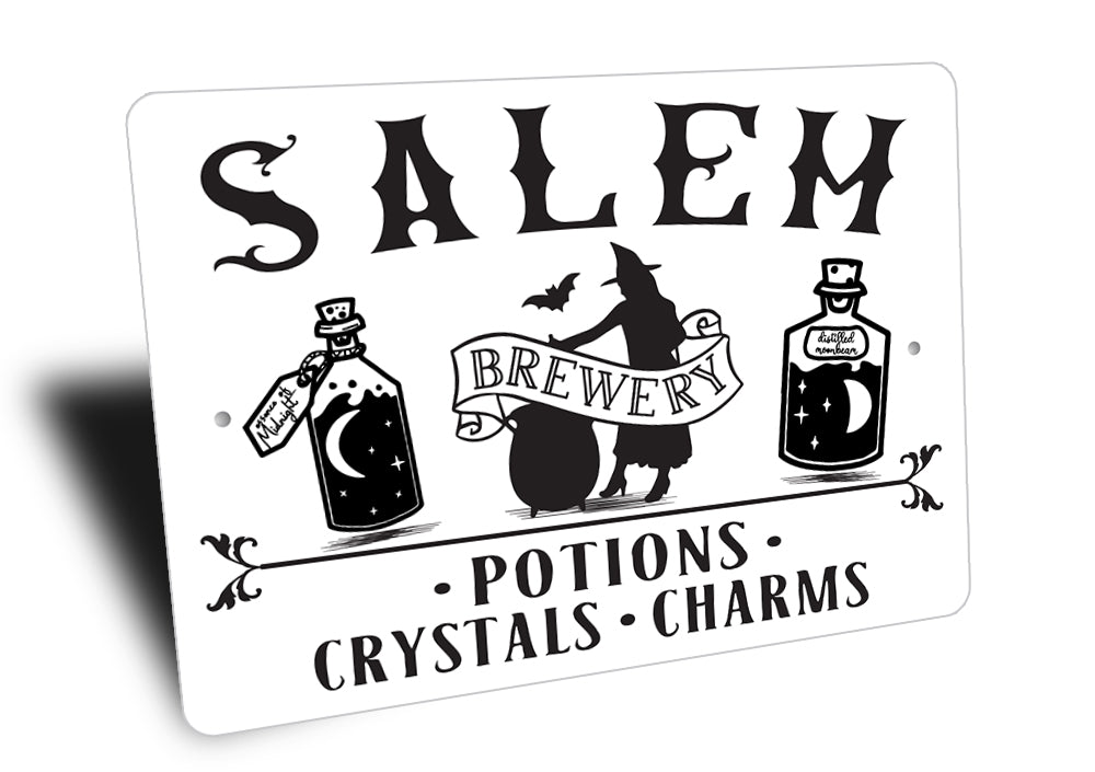 Potions Crystals And Charms Sold Here Sign