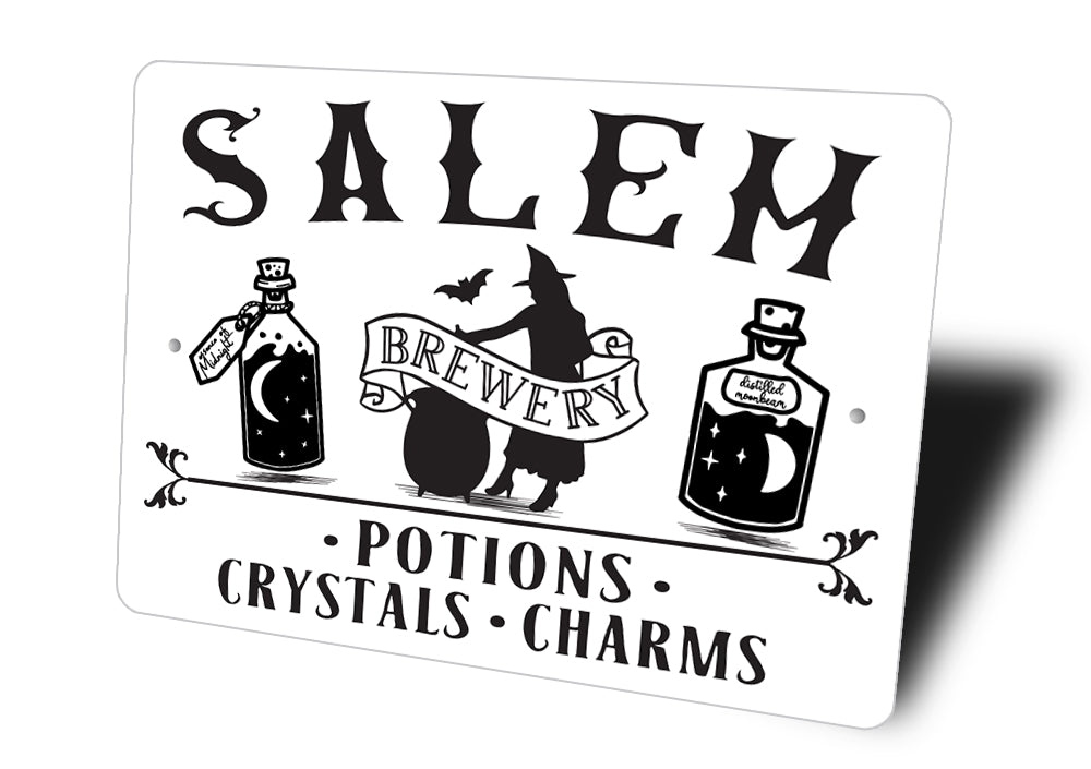 Potions Crystals And Charms Sold Here Sign