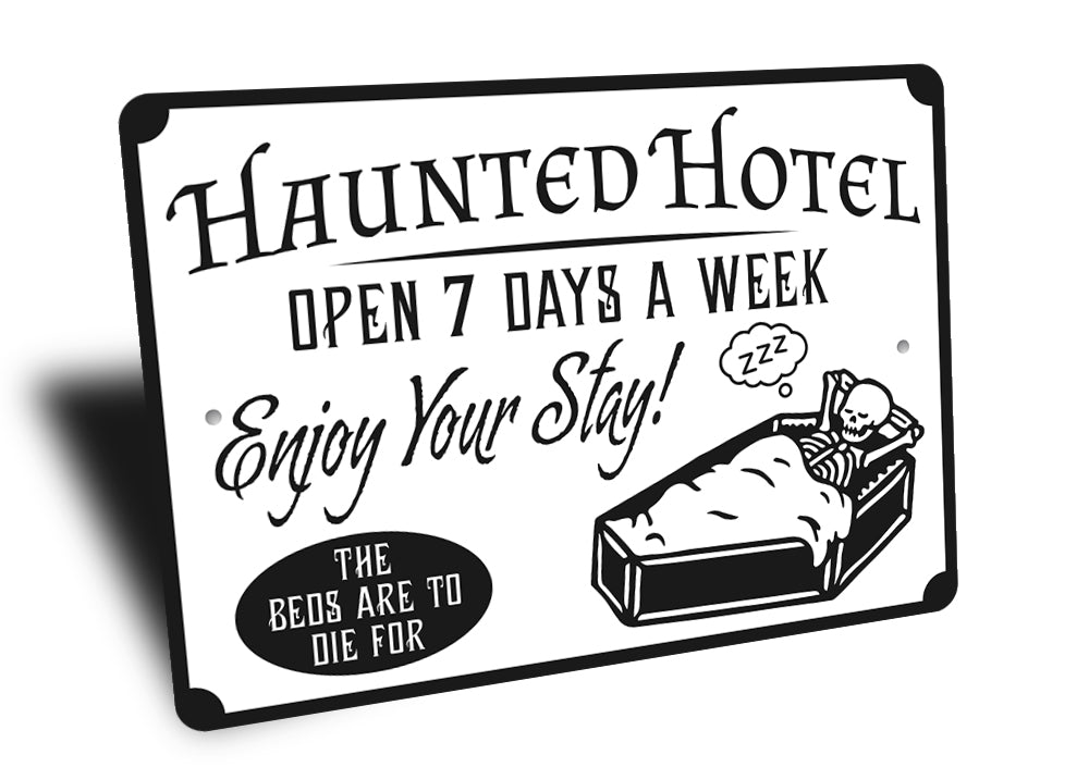 Haunted Hotel Sign