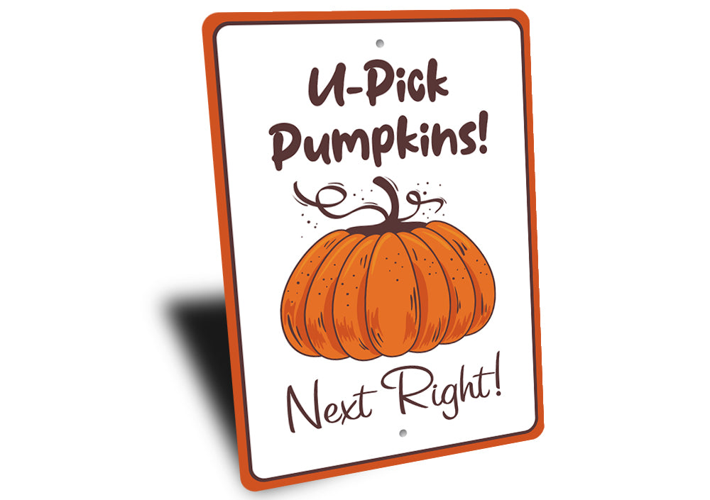 U Pick Pumpkins Sign