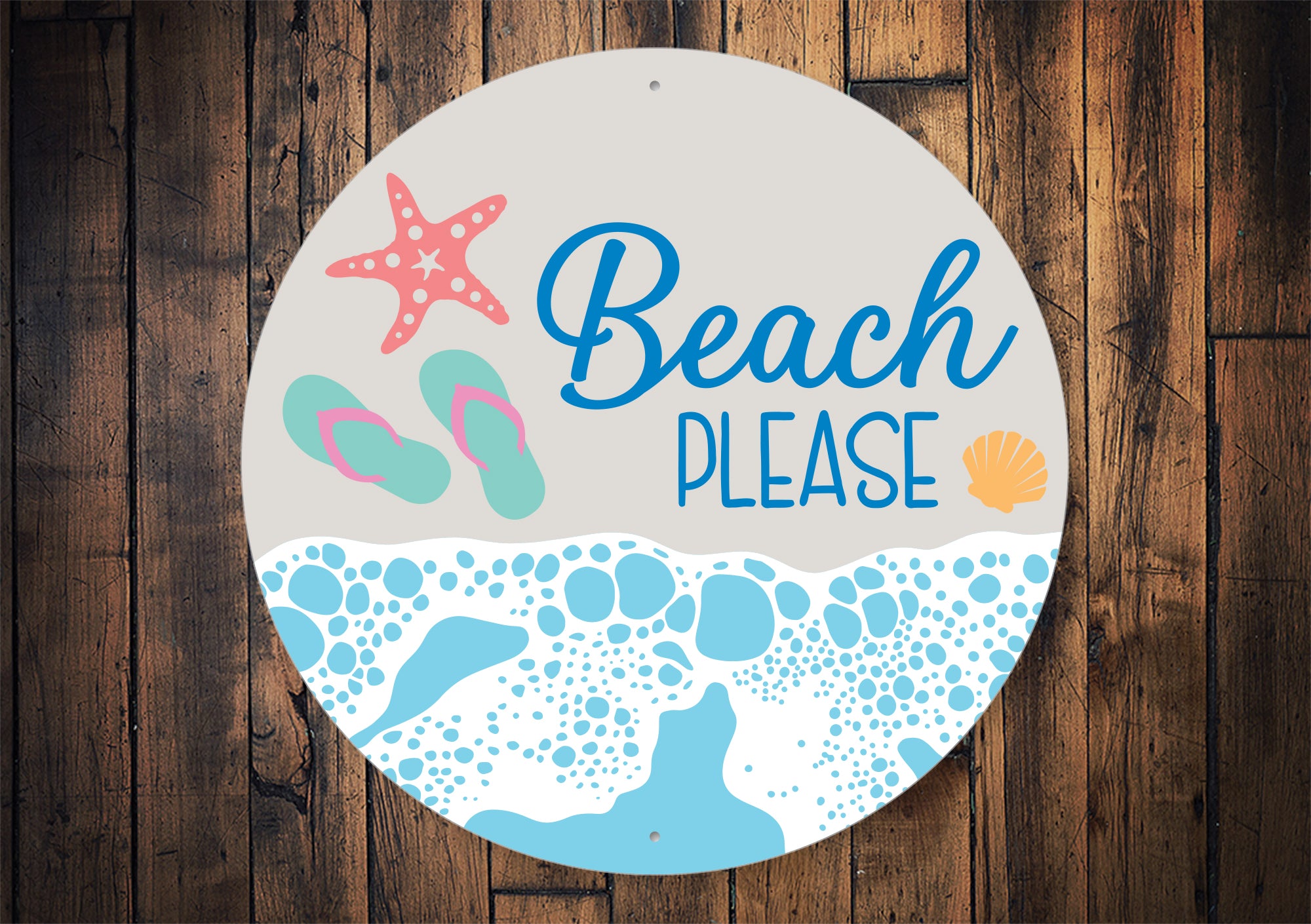 Beach Please Sign