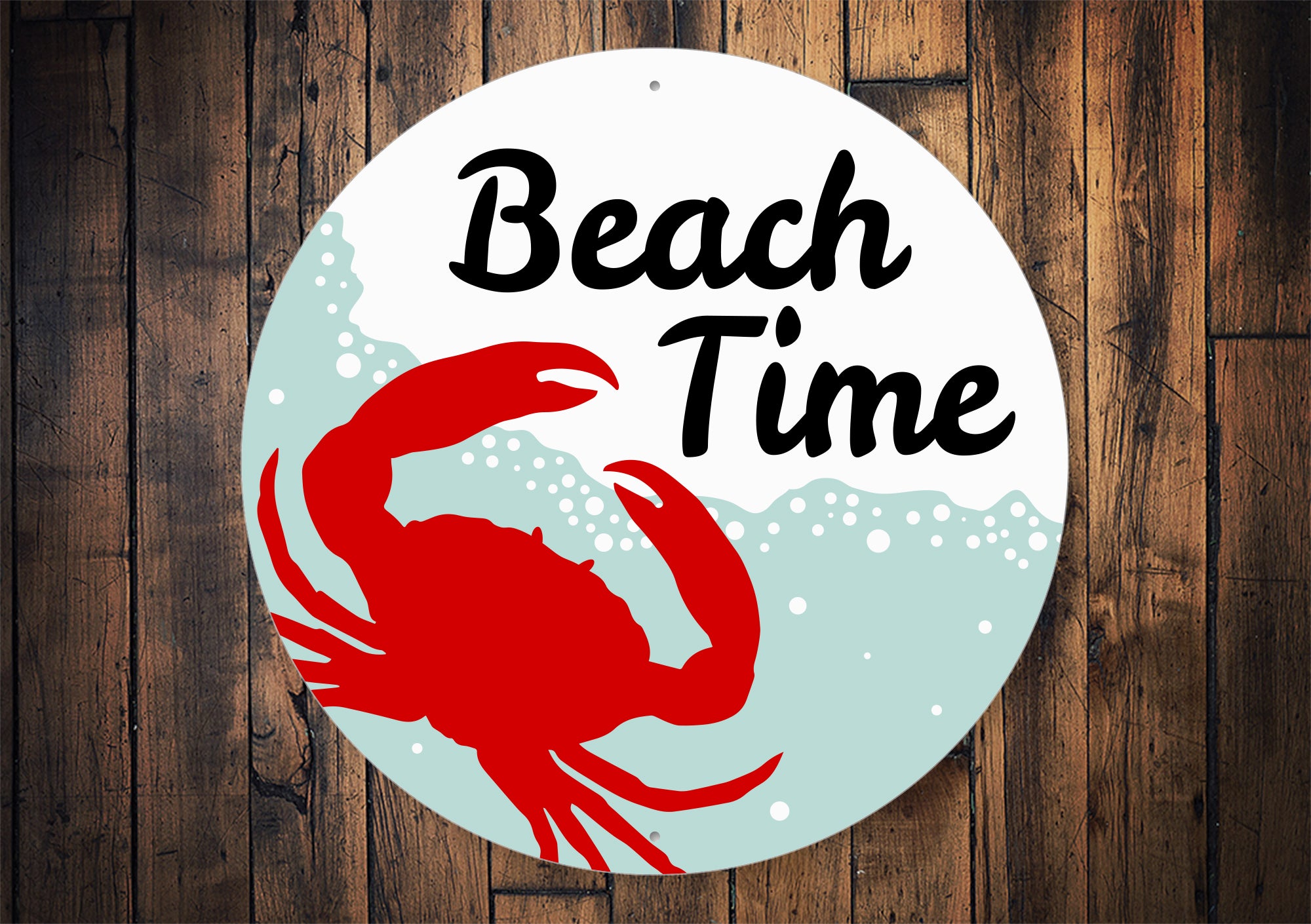 Beach Time Street Sign