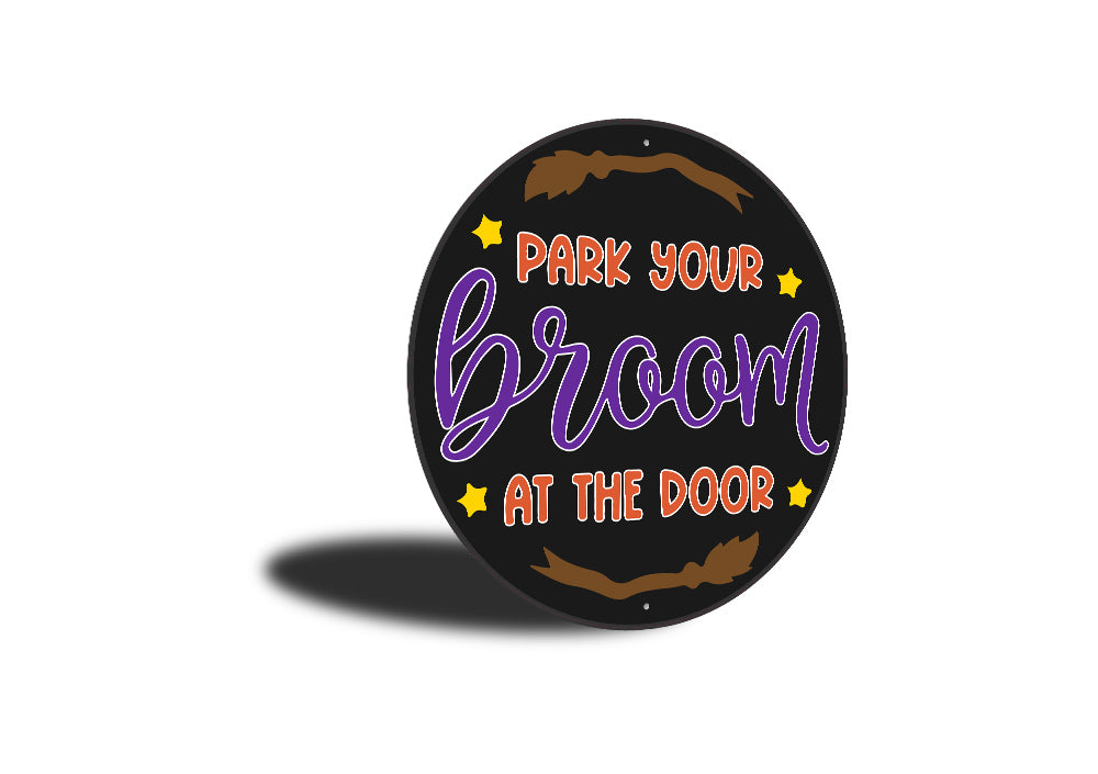 Park Broom At The Door Sign