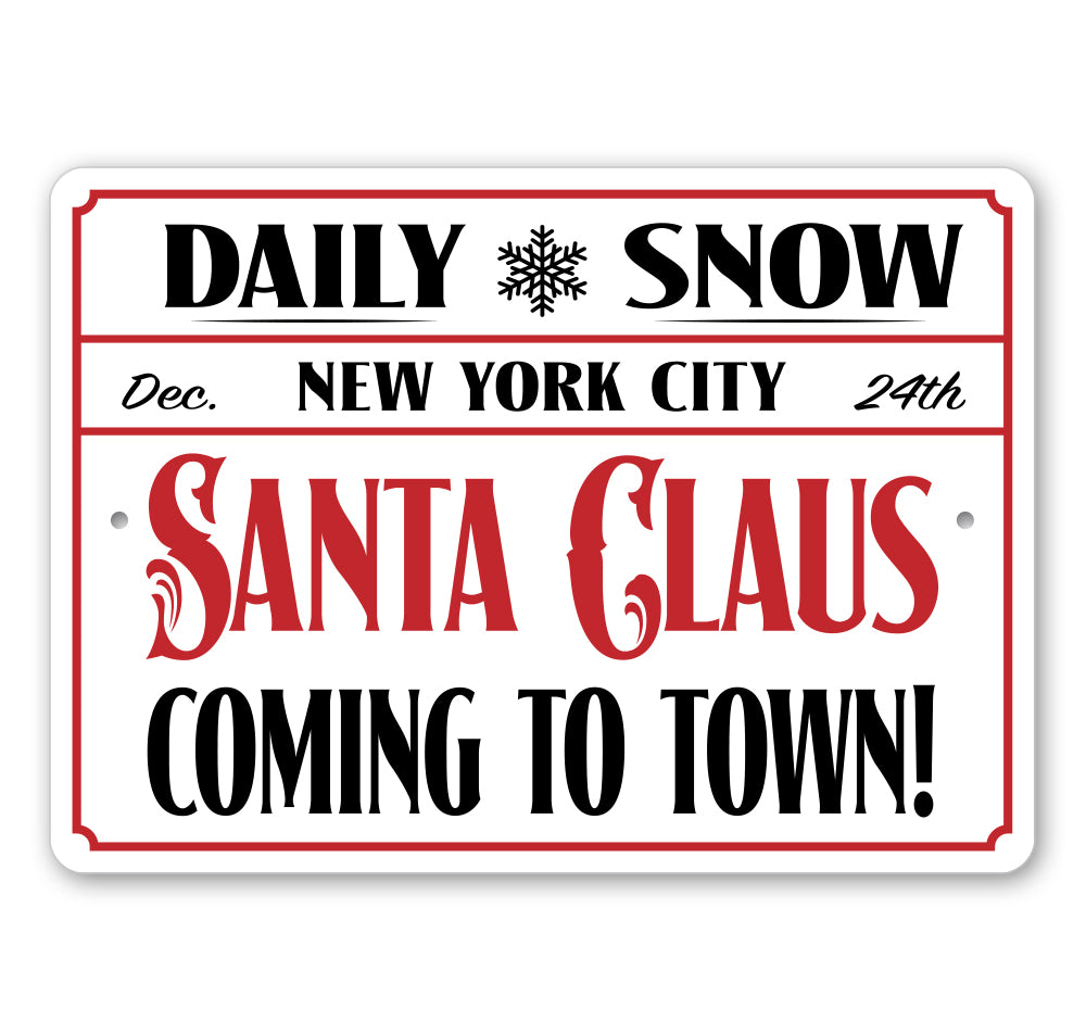 Daily Snow Article Sign