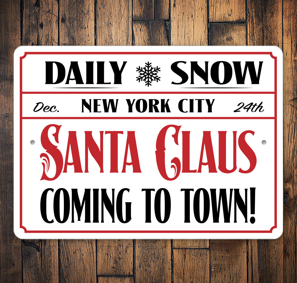 Daily Snow Article Sign