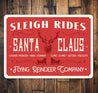 Flying Reindeer Company Sign