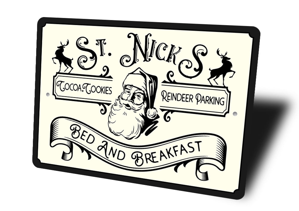 St Nicks Bed And Breakfast Sign