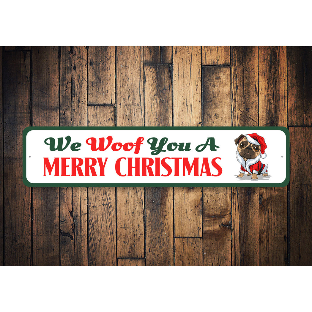 Doggy Christmas Sign