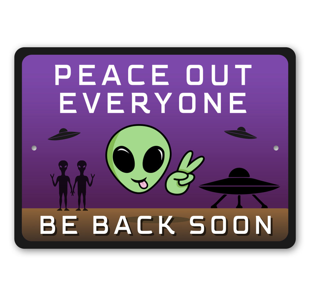 Be Back Soon Door Sign
