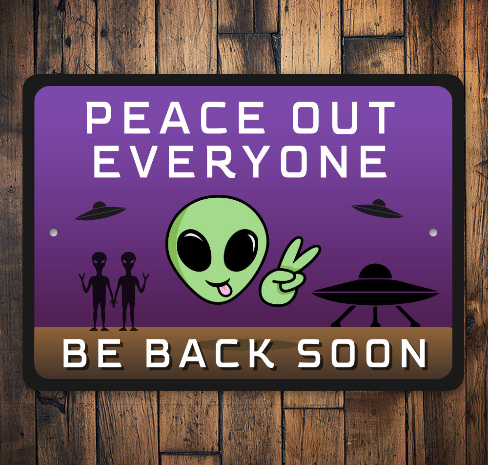Be Back Soon Door Sign