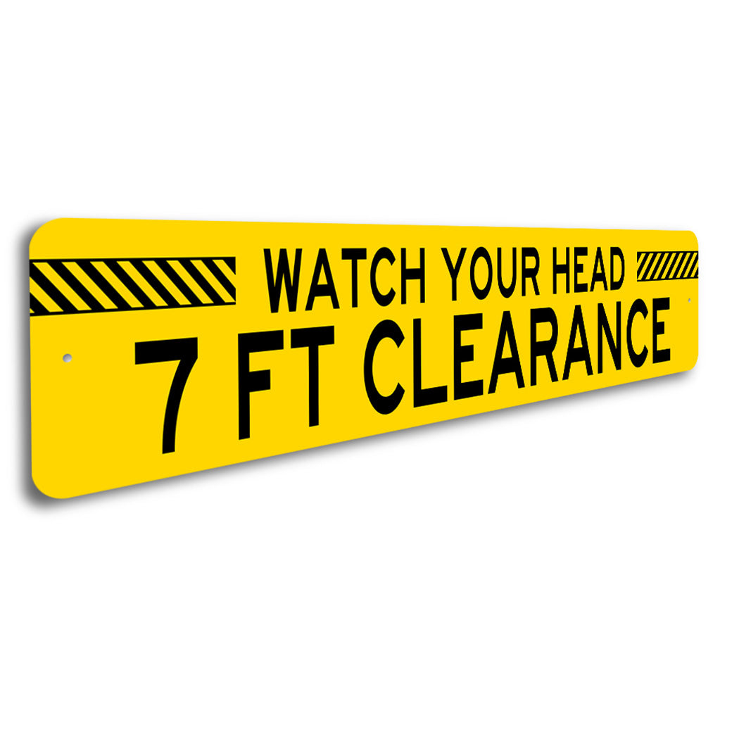 Watch Your Head Clearance Horizontal Sign